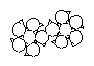 Example of a geometric net for a dodecahedron.